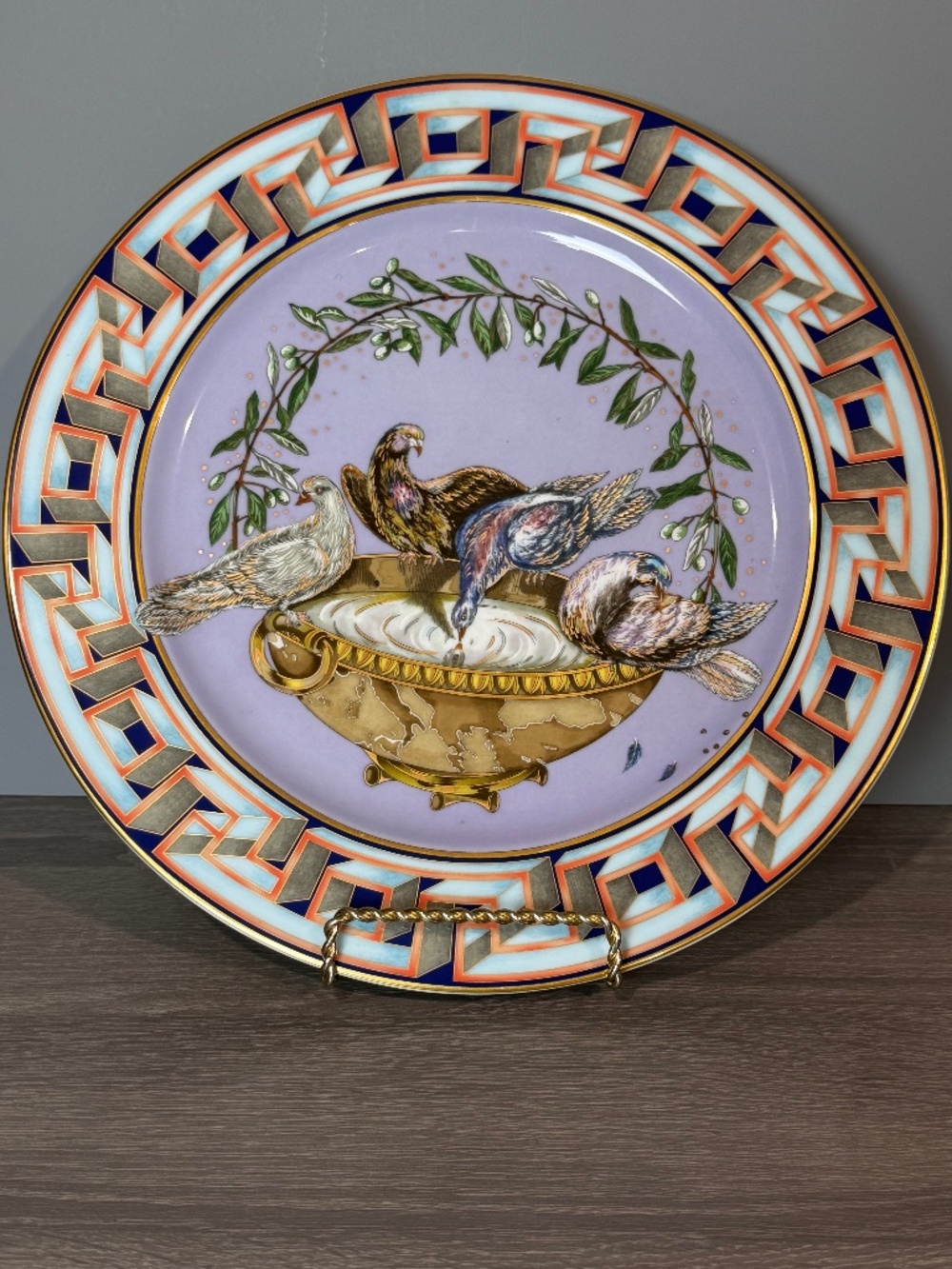Versace x Rosenthal “A World of Peace” Ltd Ed. Service/Wall Plate